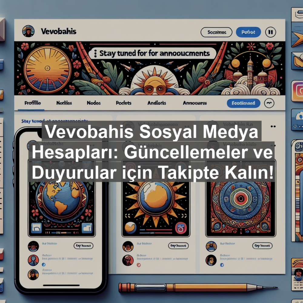 Vevobahis Sosyal Medya Hesapları: Güncellemeler ve Duyurular için Takipte Kalın!