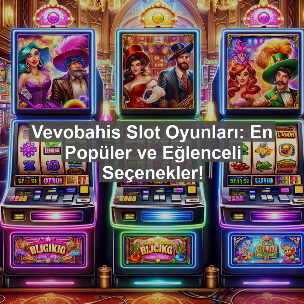 Vevobahis Slot Oyunları: En Popüler ve Eğlenceli Seçenekler!